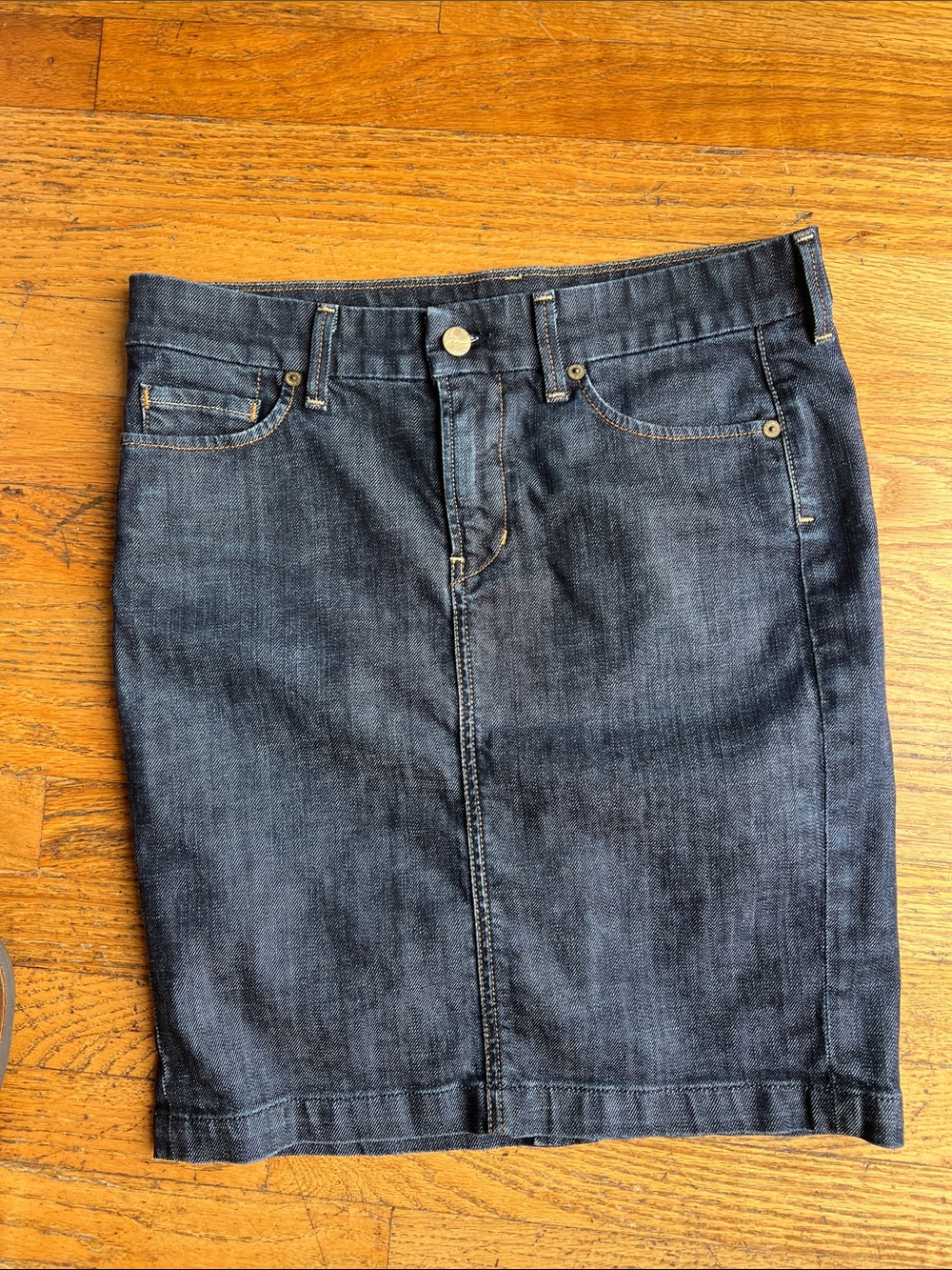 Citizens Of Humanity Dark Blue Denim Mini Skirt